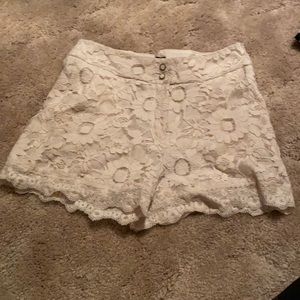 Lace shorts